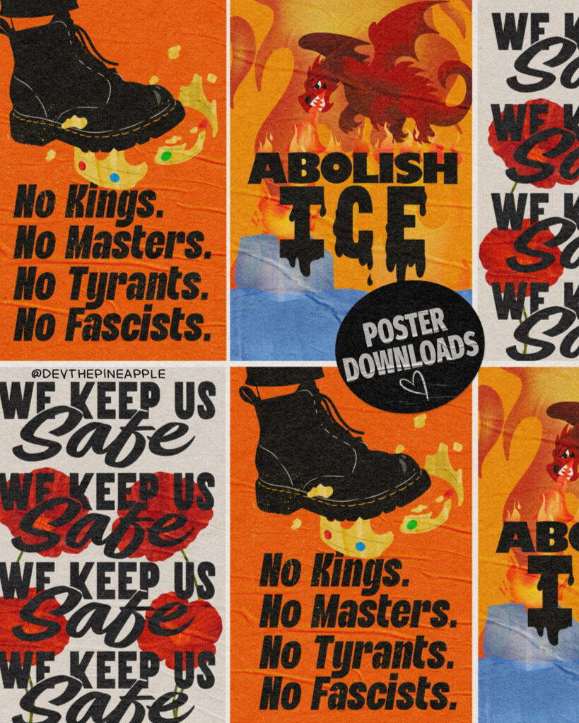 various protest poster downloads by devthepineapple